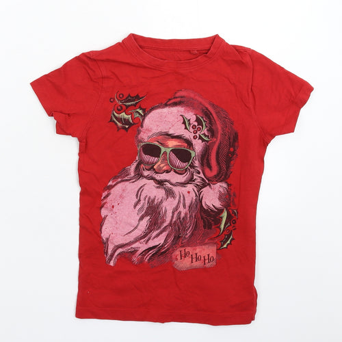 NEXT Boys Red   Basic T-Shirt Size 8 Years