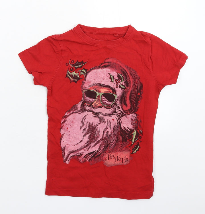 NEXT Boys Red   Basic T-Shirt Size 8 Years