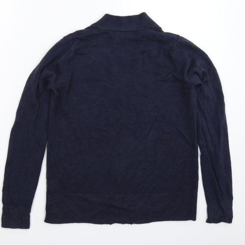 Marks and Spencer Womens Blue  Knit Cardigan Jumper Size S