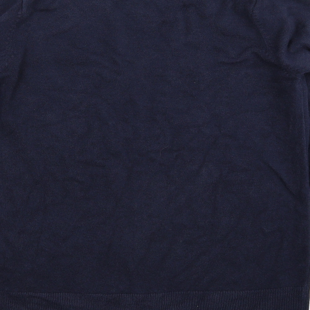 Marks and Spencer Womens Blue  Knit Cardigan Jumper Size S