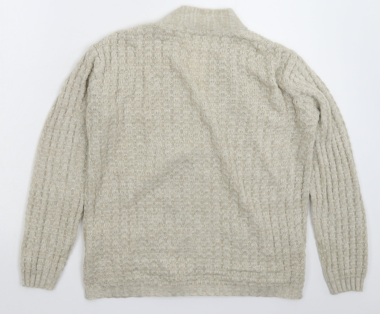Damart Womens Grey  Knit Cardigan Jumper Size 14