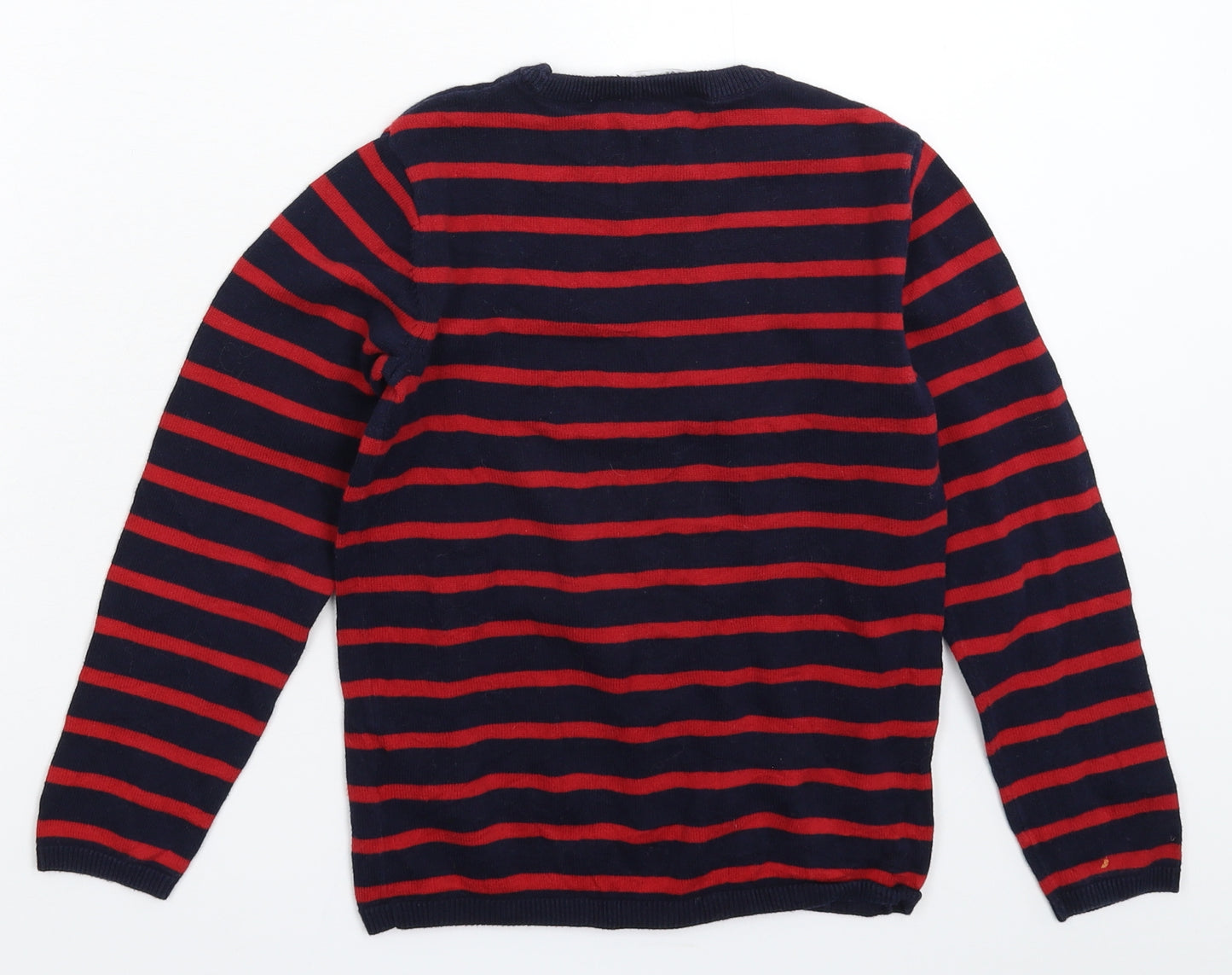 H&M Boys Multicoloured Striped  Pullover Jumper Size 7-8 Years