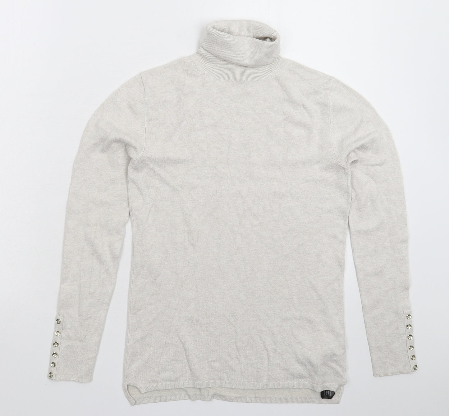 Zara Womens Grey  Knit Pullover Jumper Size M