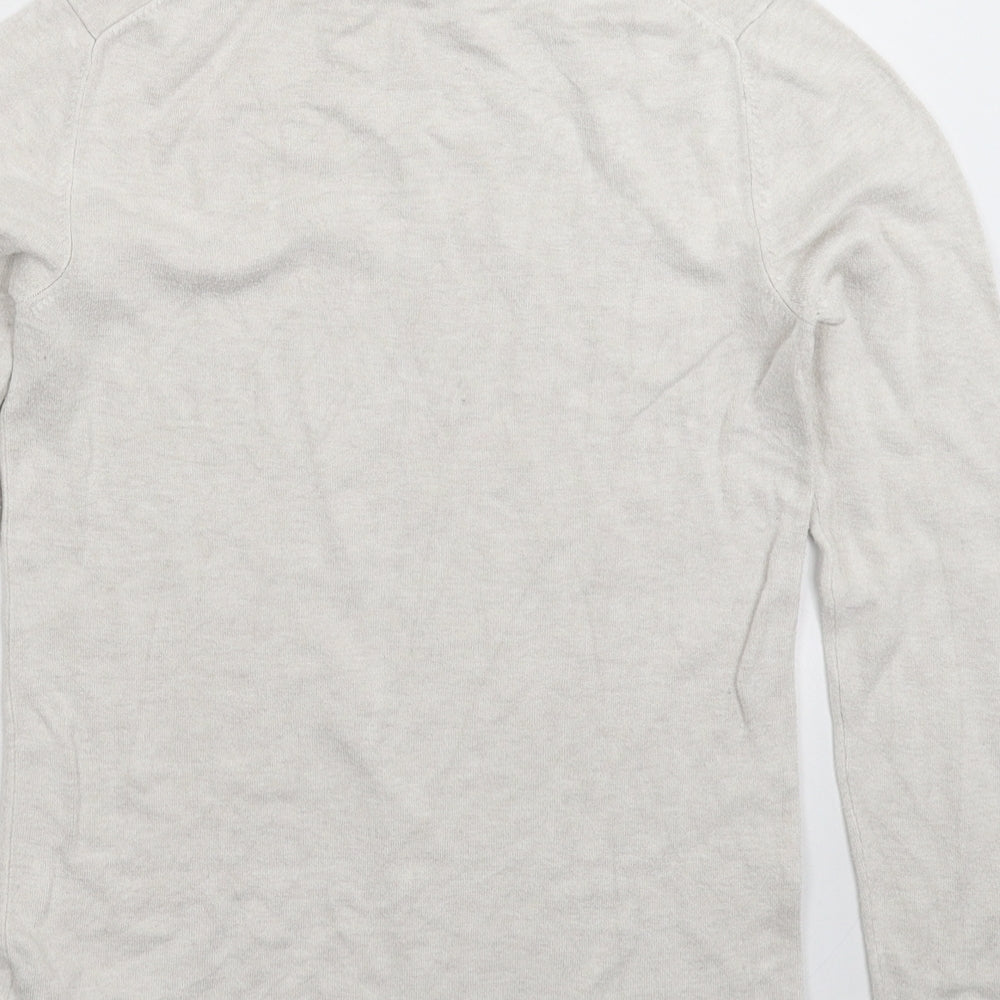 Zara Womens Grey  Knit Pullover Jumper Size M