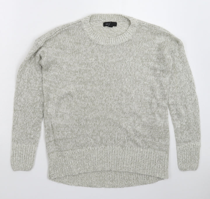 New Look Womens Grey  Knit Pullover Jumper Size S