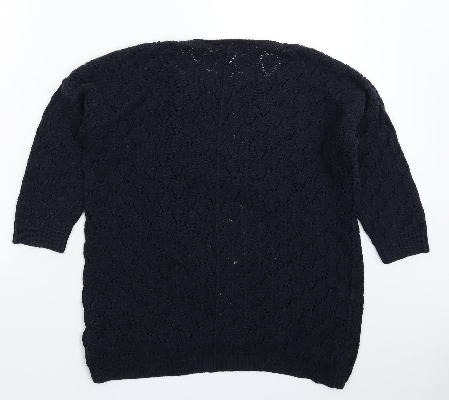 H&M Womens Blue  Knit Pullover Jumper Size M