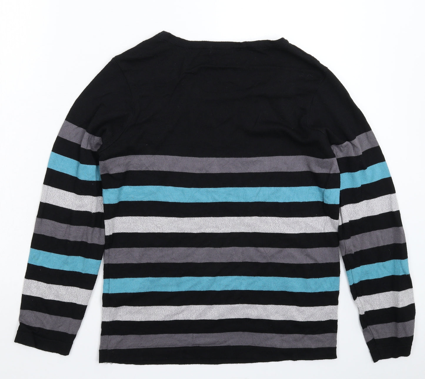 Damart Womens Multicoloured Striped Knit Pullover Jumper Size 16