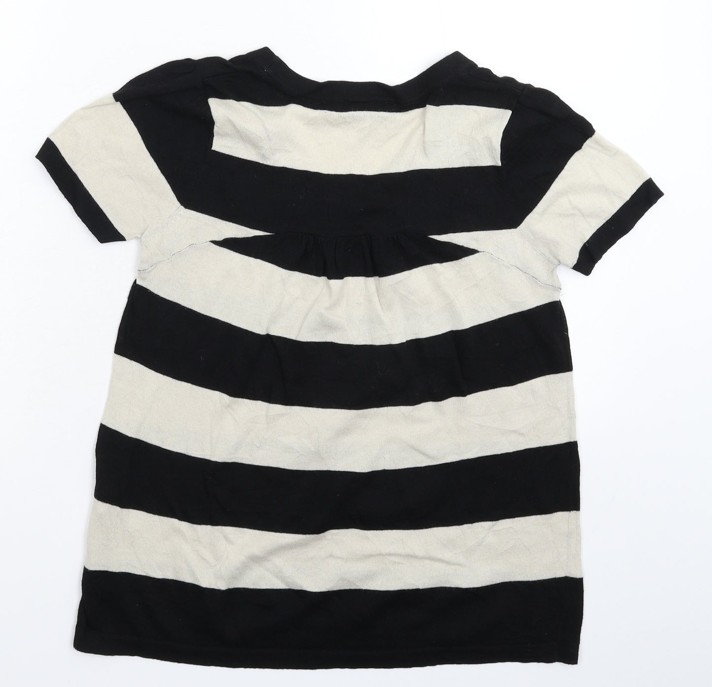 Warehouse Womens Multicoloured Striped Knit Pullover Jumper Size 10