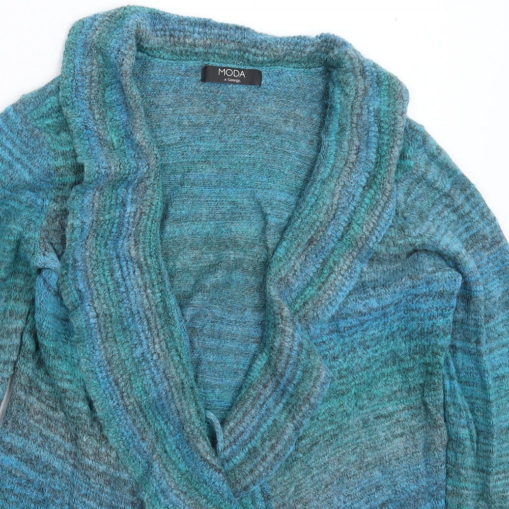 George Womens Green  Knit Cardigan Jumper Size 14