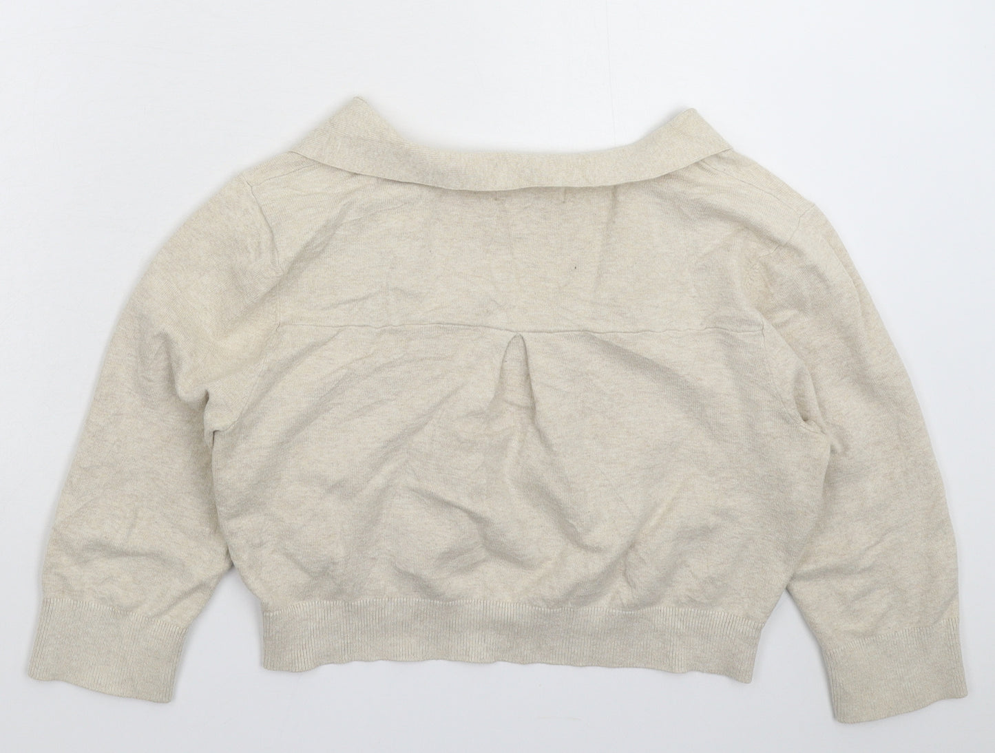 Wallis Womens Grey  Knit Cardigan Jumper Size M