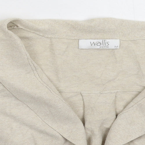 Wallis Womens Grey  Knit Cardigan Jumper Size M