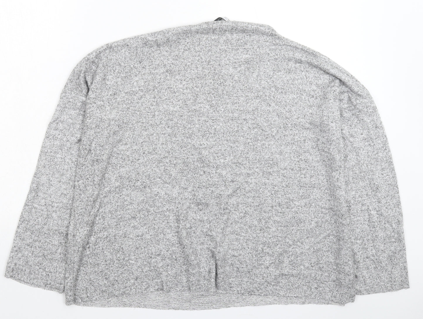 Zara Womens Grey  Knit Pullover Jumper Size M