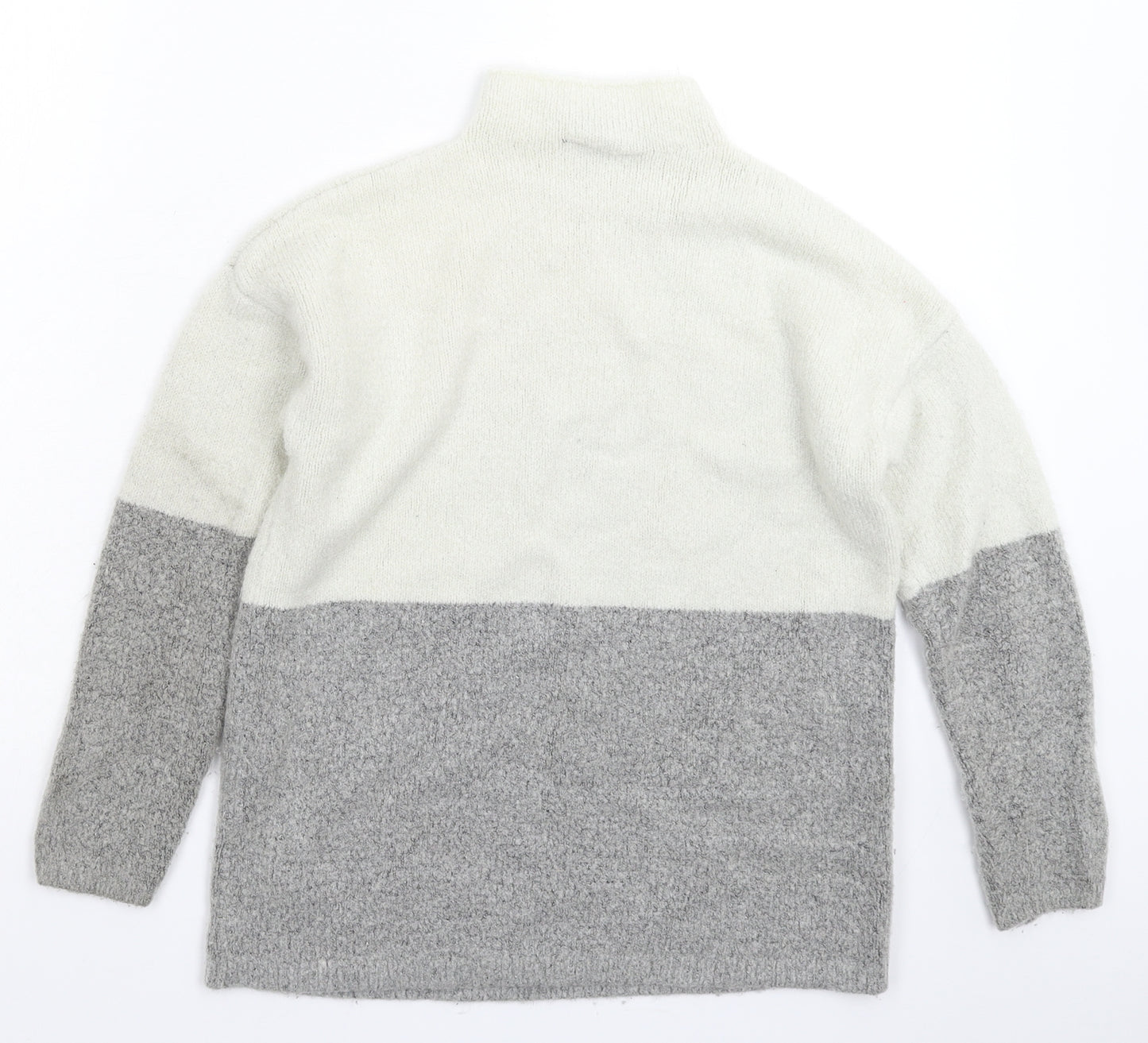 New Look Girls Grey  Knit Pullover Jumper Size 12-13 Years