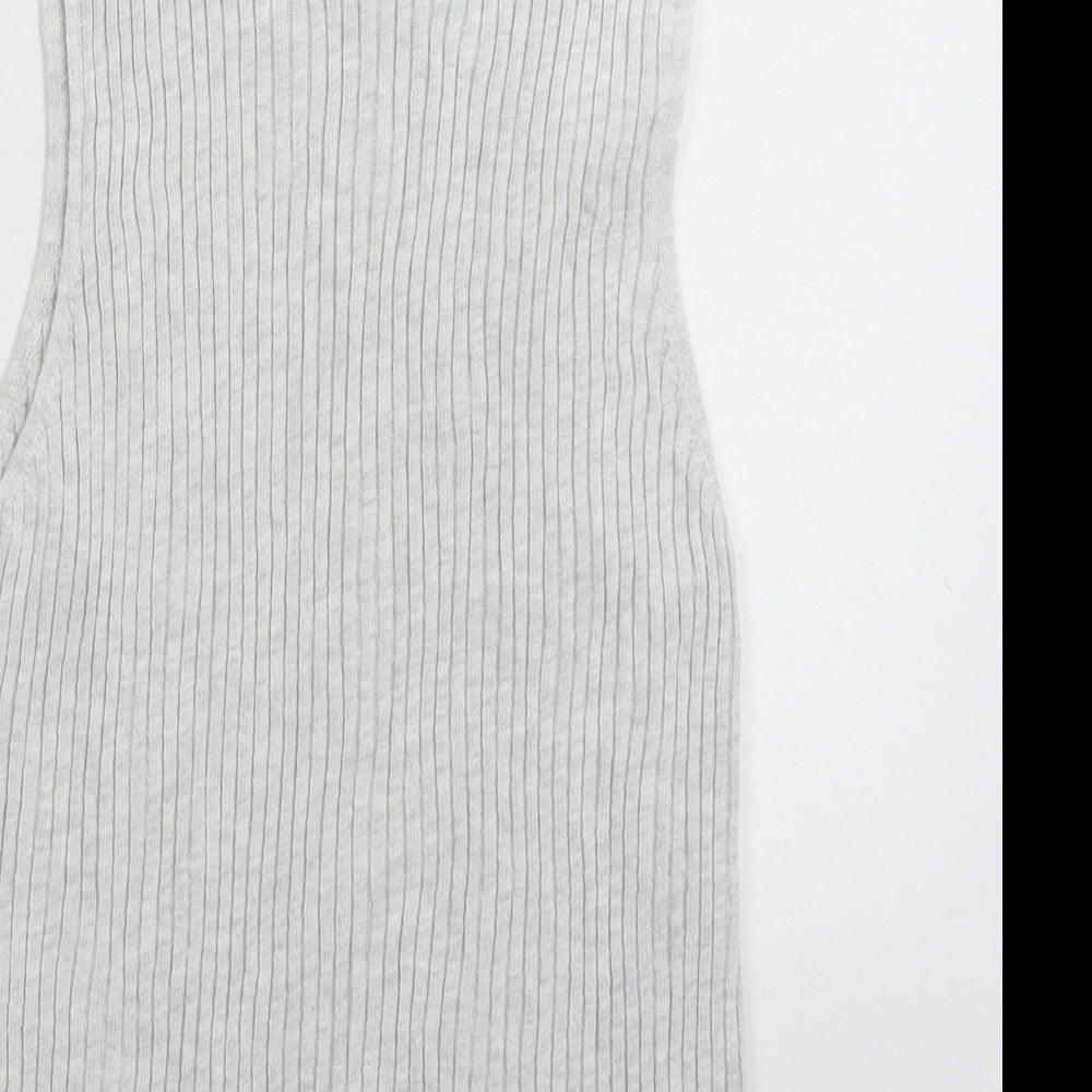 Primark Womens Grey  Knit Vest Jumper Size 14
