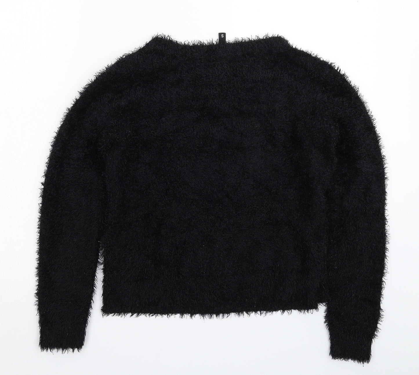 Divided Womens Black  Knit Pullover Jumper Size S