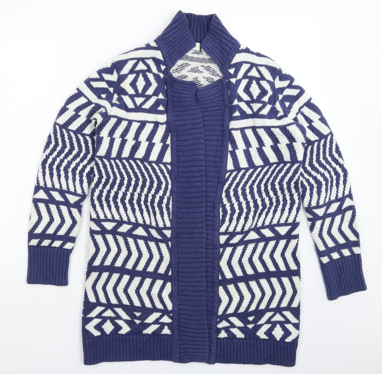 Gap Womens Multicoloured Geometric Knit Cardigan Jumper Size S
