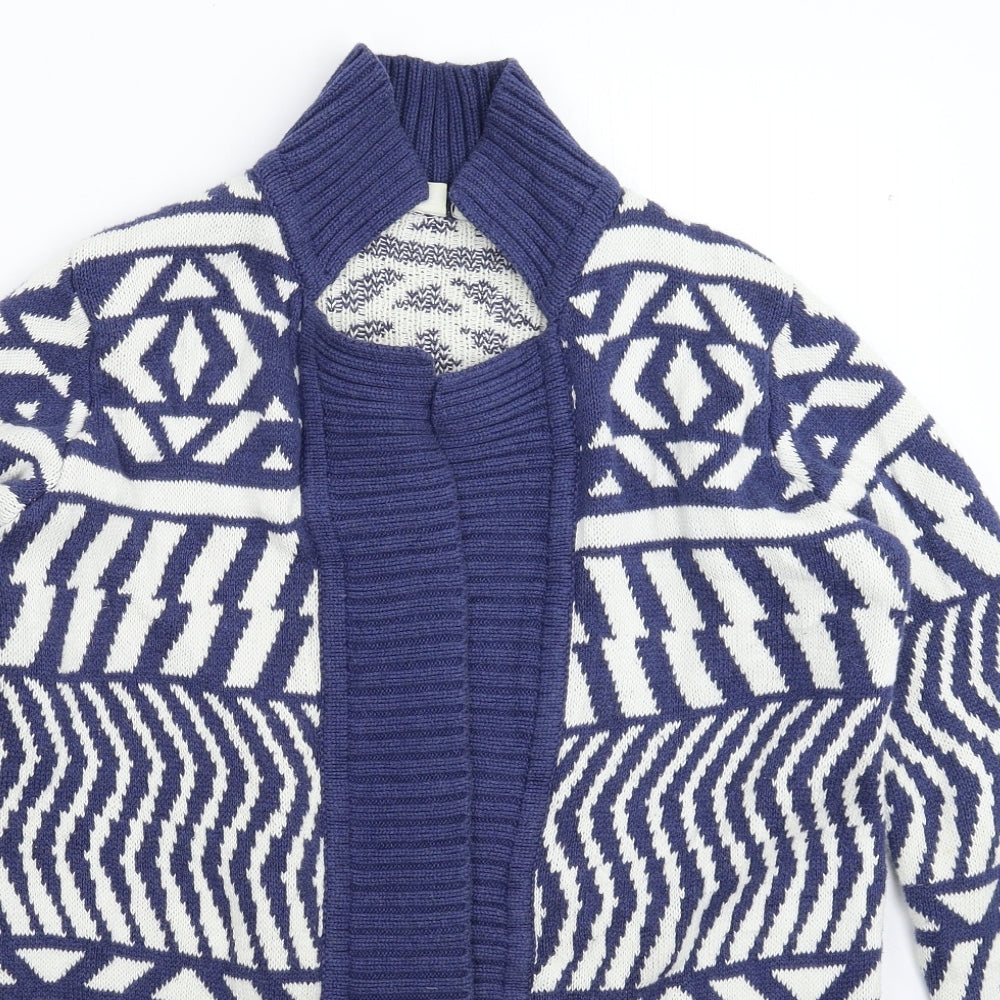 Gap Womens Multicoloured Geometric Knit Cardigan Jumper Size S
