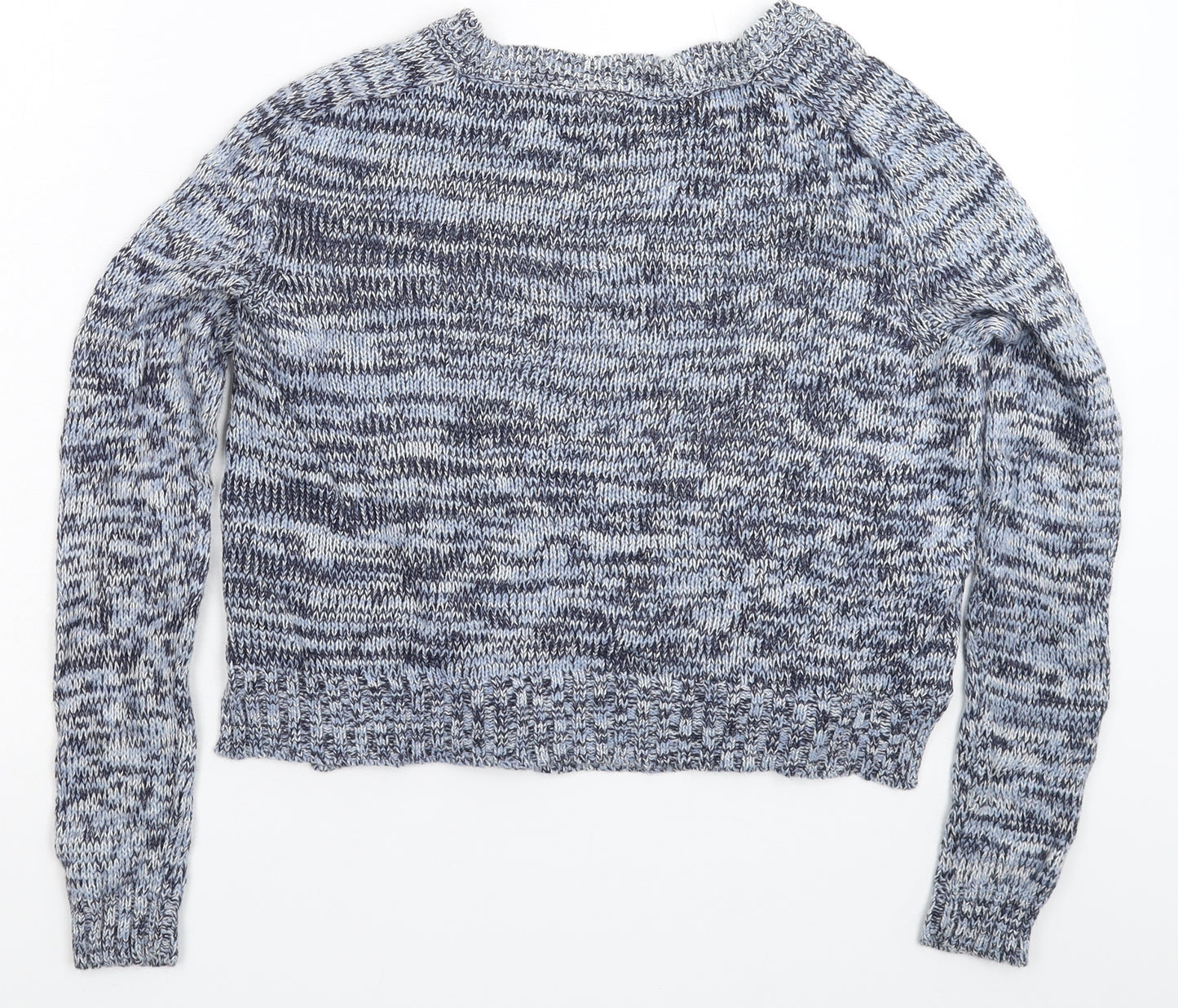 Divided Womens Blue  Knit Pullover Jumper Size S