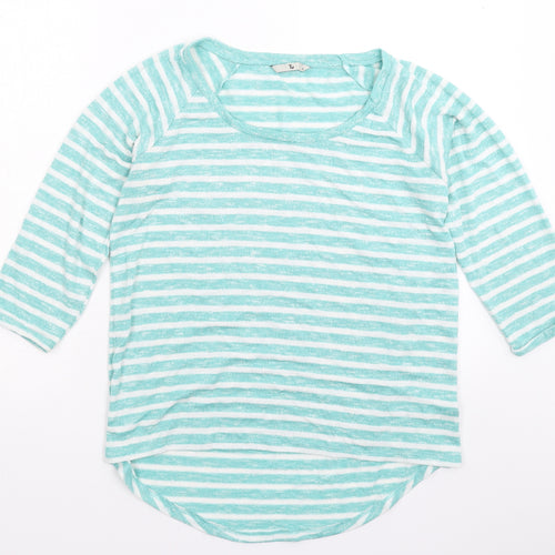 TU Womens Multicoloured Striped Knit Pullover Jumper Size 14