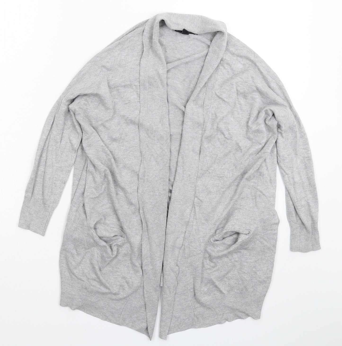 Atmosphere Womens Grey  Knit Cardigan Jumper Size 10