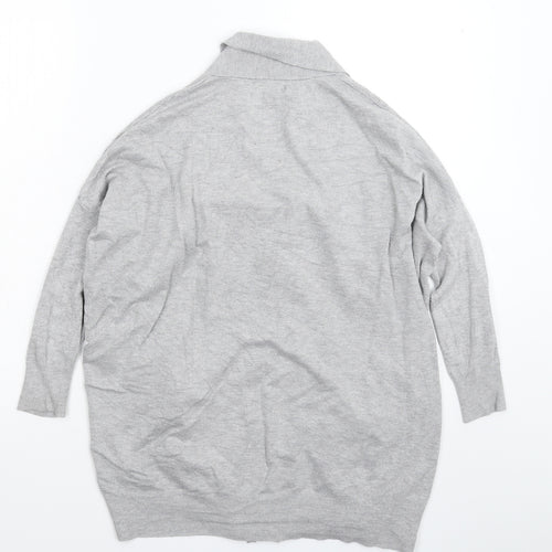 Atmosphere Womens Grey  Knit Cardigan Jumper Size 10