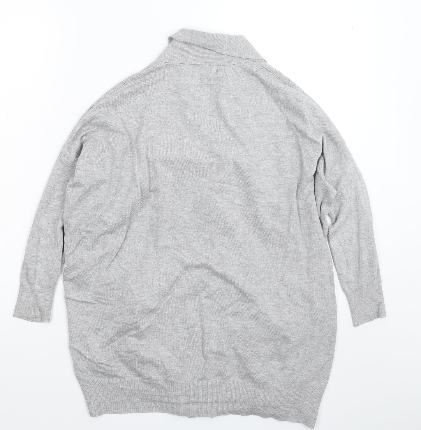 Atmosphere Womens Grey  Knit Cardigan Jumper Size 10