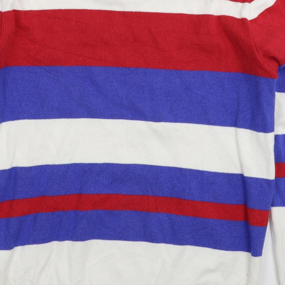 Urban Outfitters Mens Multicoloured Striped Knit Pullover Jumper Size M