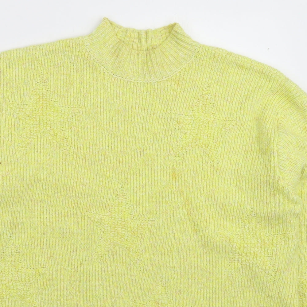 NEXT Womens Yellow  Knit Pullover Jumper Size XL  - Oversized