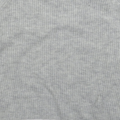 Topshop Womens Grey  Knit Pullover Jumper Size 8