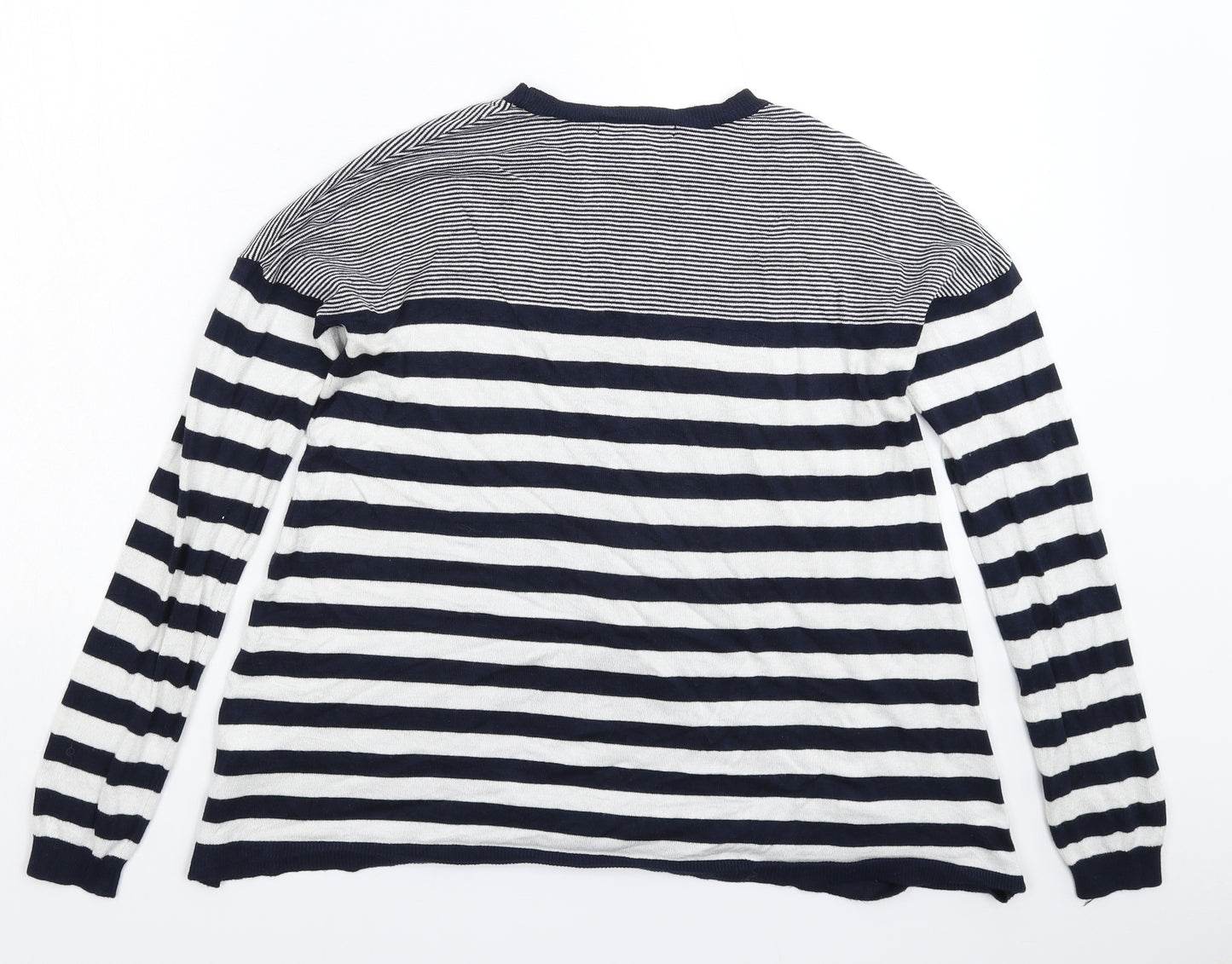 Atmosphere Womens Multicoloured Striped Knit Pullover Jumper Size 10