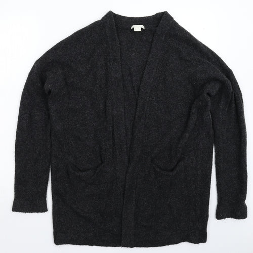 H&M Womens Grey  Knit Cardigan Jumper Size S