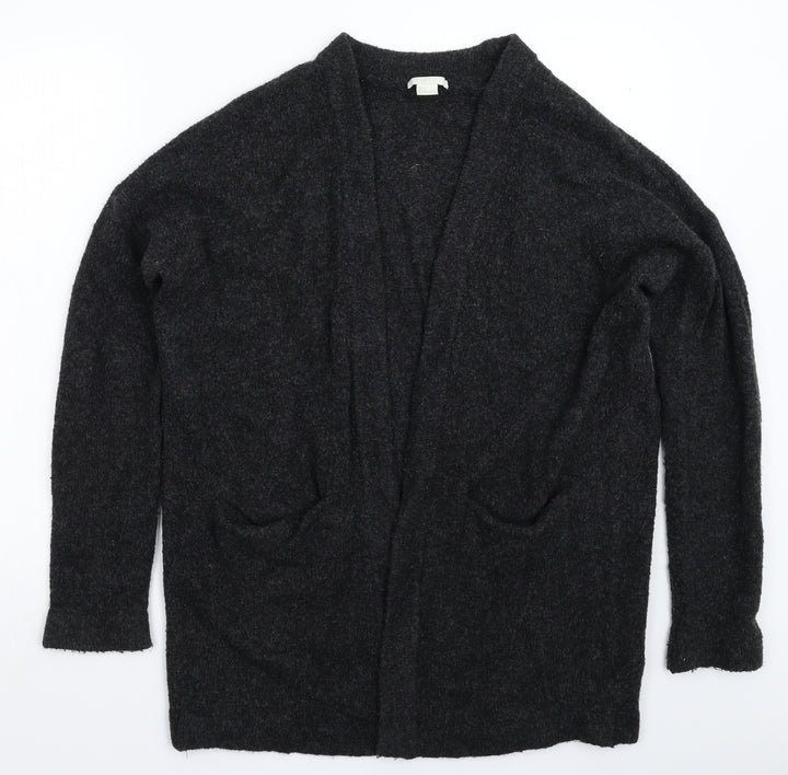 H&M Womens Grey  Knit Cardigan Jumper Size S