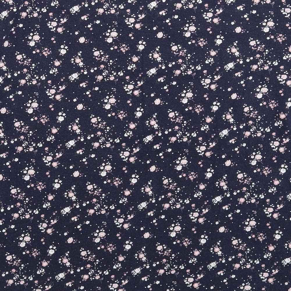 C&A Womens Blue Floral  Basic T-Shirt Size 3XL