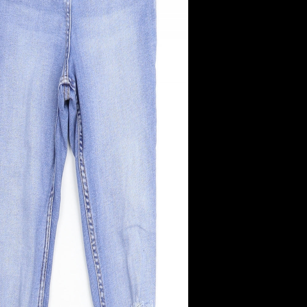 Papaya Womens Blue  Denim Skinny Jeans Size 8 L25 in