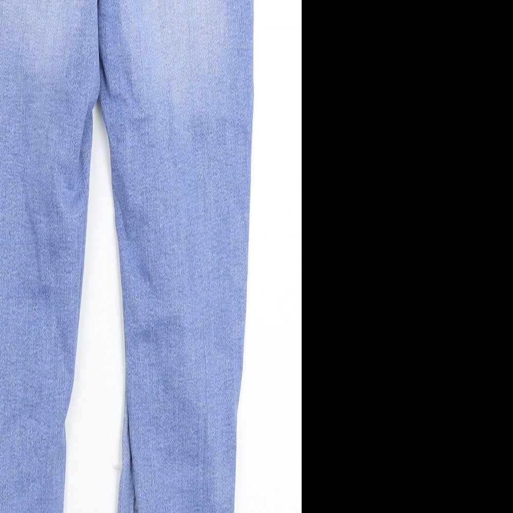 Papaya Womens Blue  Denim Skinny Jeans Size 8 L25 in
