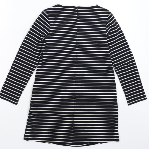 NEXT Womens Blue Striped  Fit & Flare  Size 8