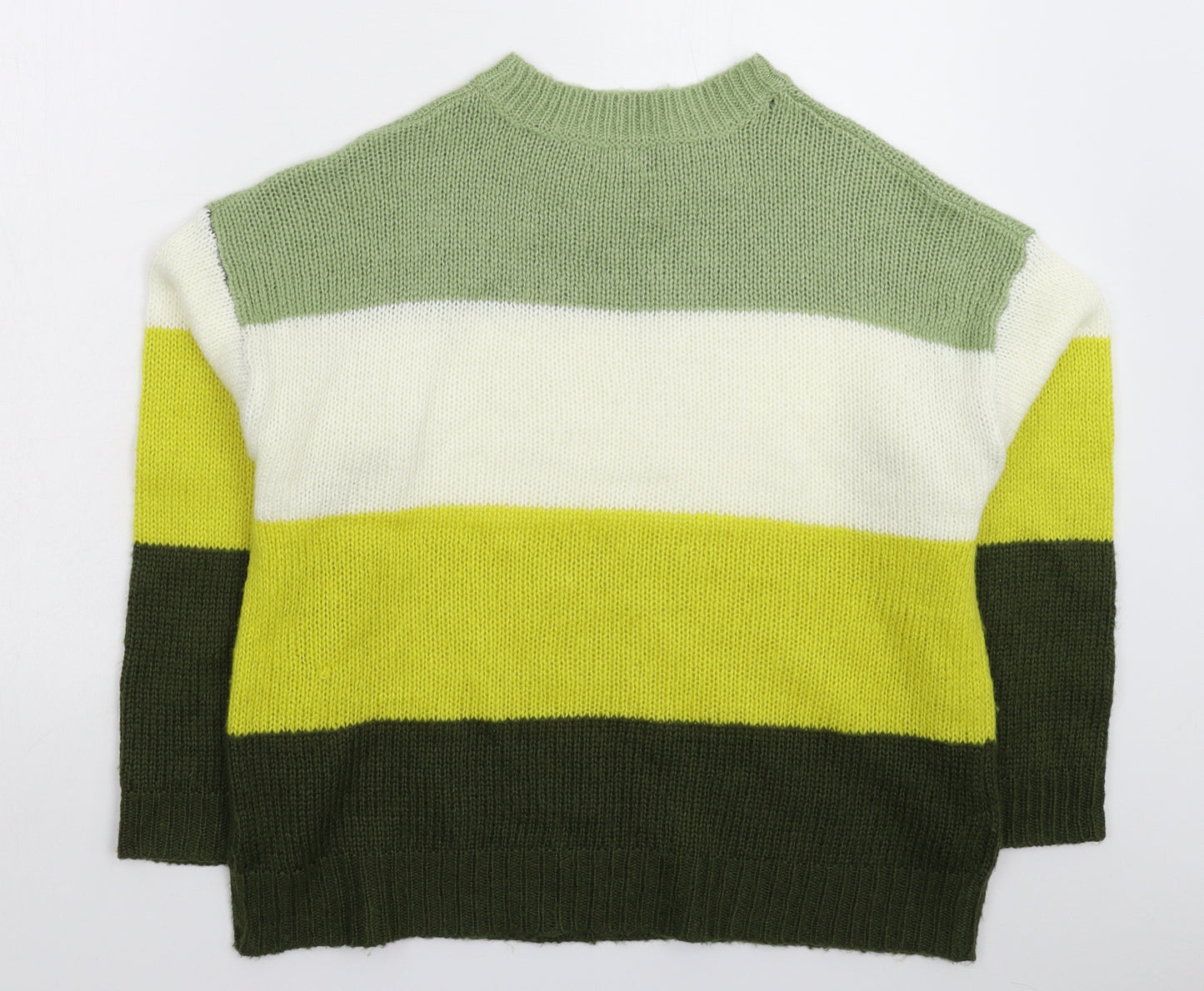 M&Co Womens Multicoloured  Knit Pullover Jumper Size 18