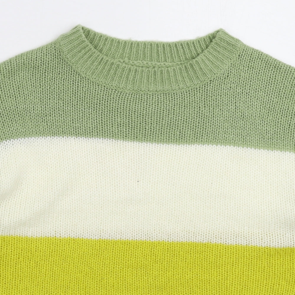 M&Co Womens Multicoloured  Knit Pullover Jumper Size 18