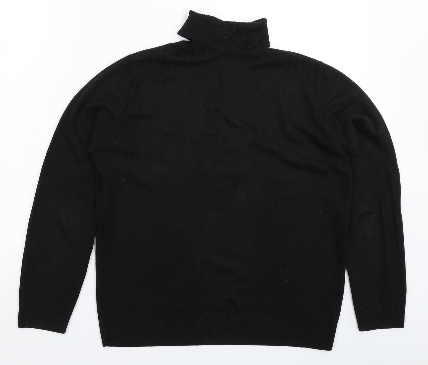 Marks and Spencer Womens Black  Knit Pullover Jumper Size 14