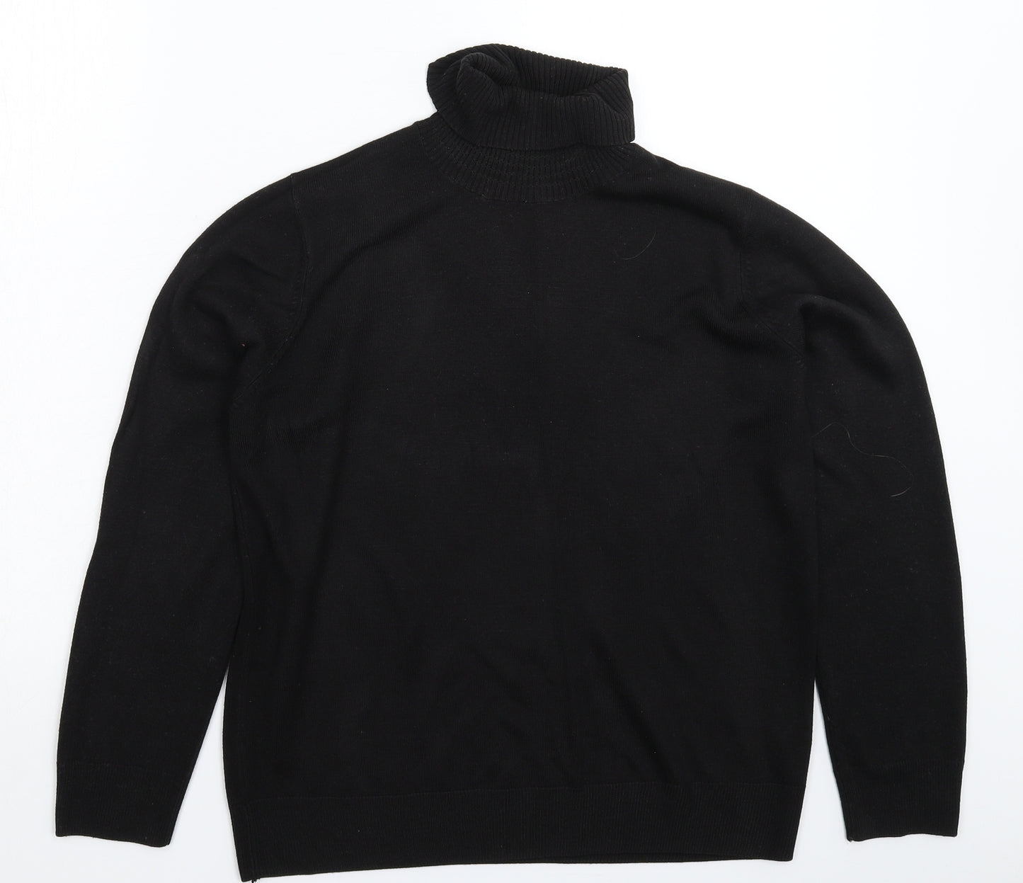 Marks and Spencer Womens Black  Knit Pullover Jumper Size 14