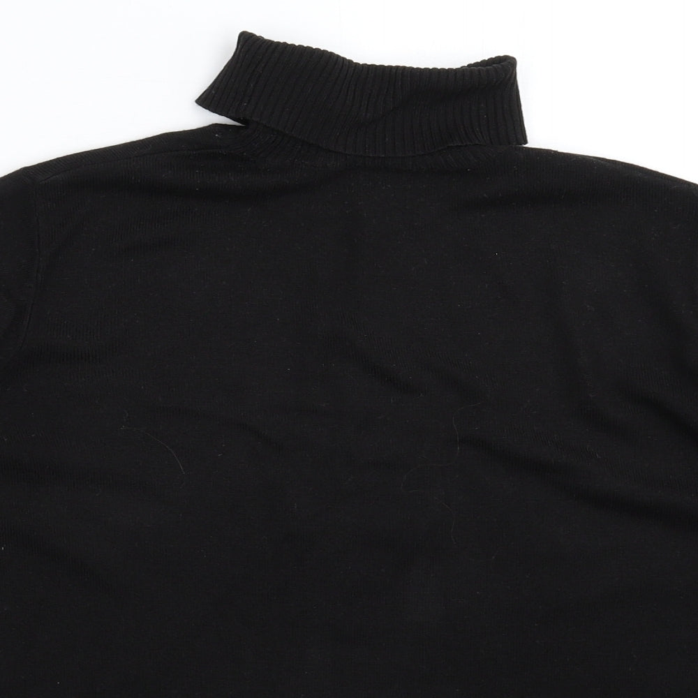 Marks and Spencer Womens Black  Knit Pullover Jumper Size 14