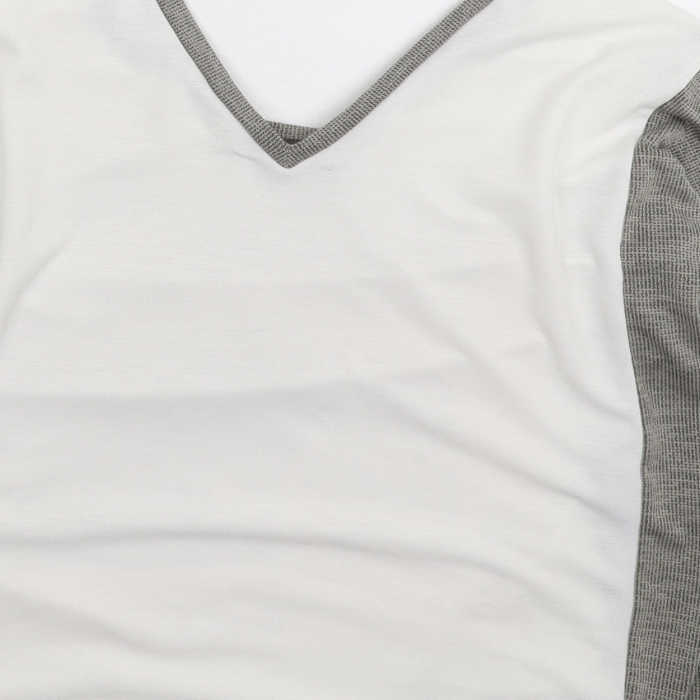 Zara Womens White   Basic T-Shirt Size S