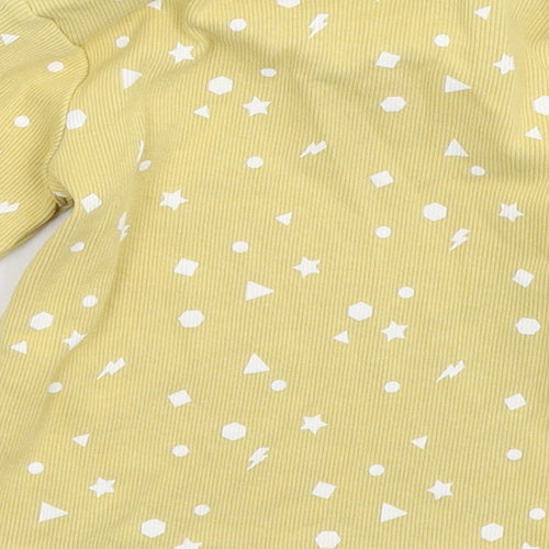 Primark Girls Beige Geometric  Pullover Sweatshirt Size 2-3 Years