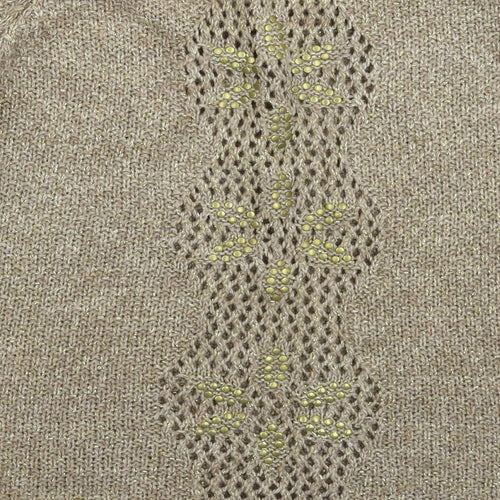 Sosyetic Womens Grey  Knit Pullover Jumper Size L