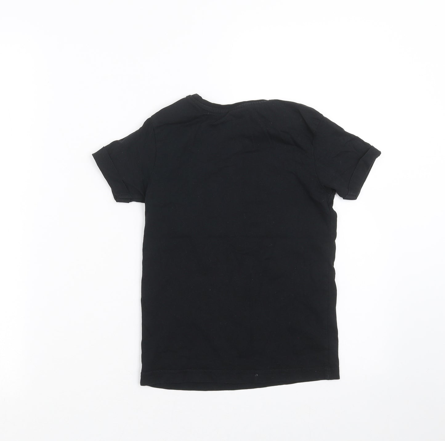 George Boys Black   Basic T-Shirt Size 5-6 Years  - Roblox