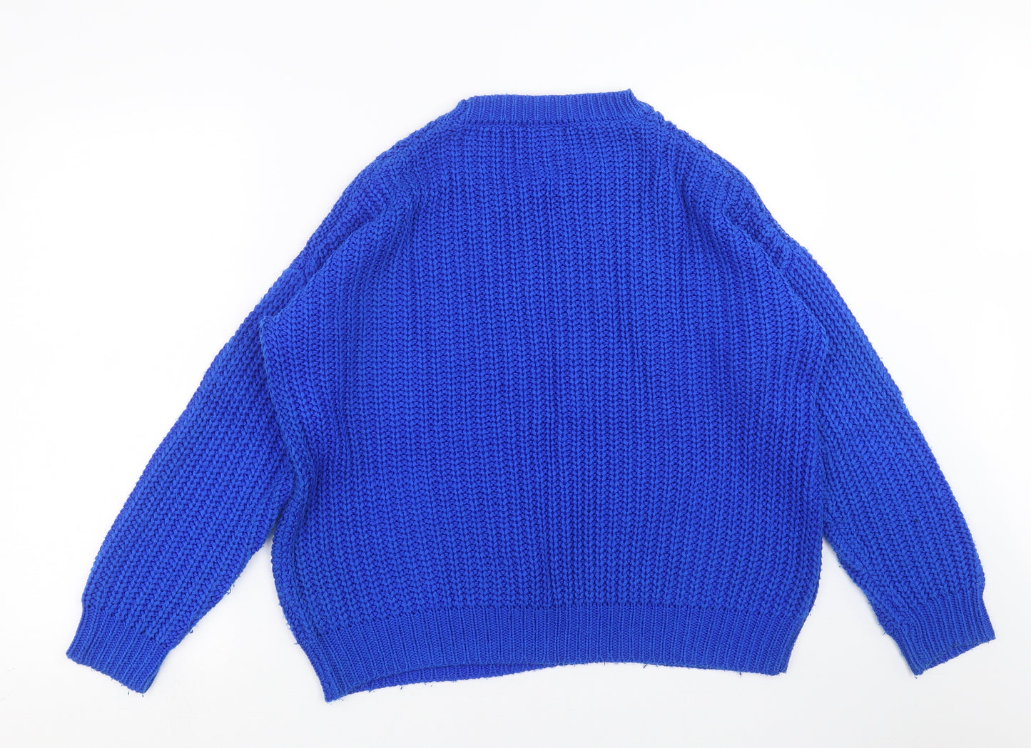 goldigga Womens Blue  Knit Pullover Jumper Size 8