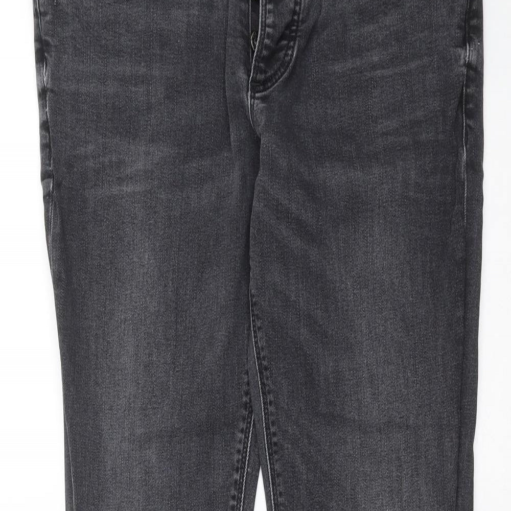 River Island Mens Grey  Denim Skinny Jeans Size 32 in L29 in