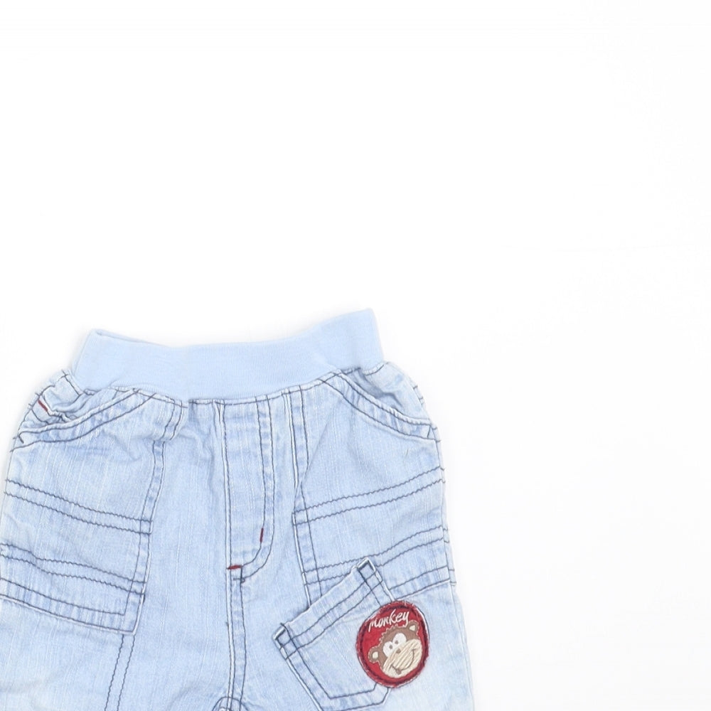 Cherokee Baby Blue  Denim  Trousers Size 0-3 Months