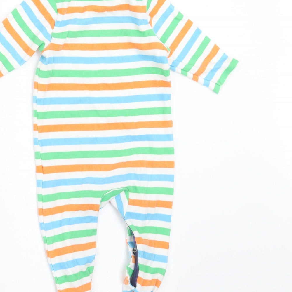 F&F Baby Multicoloured Striped  Babygrow One-Piece Size 0-3 Months  - best mummy