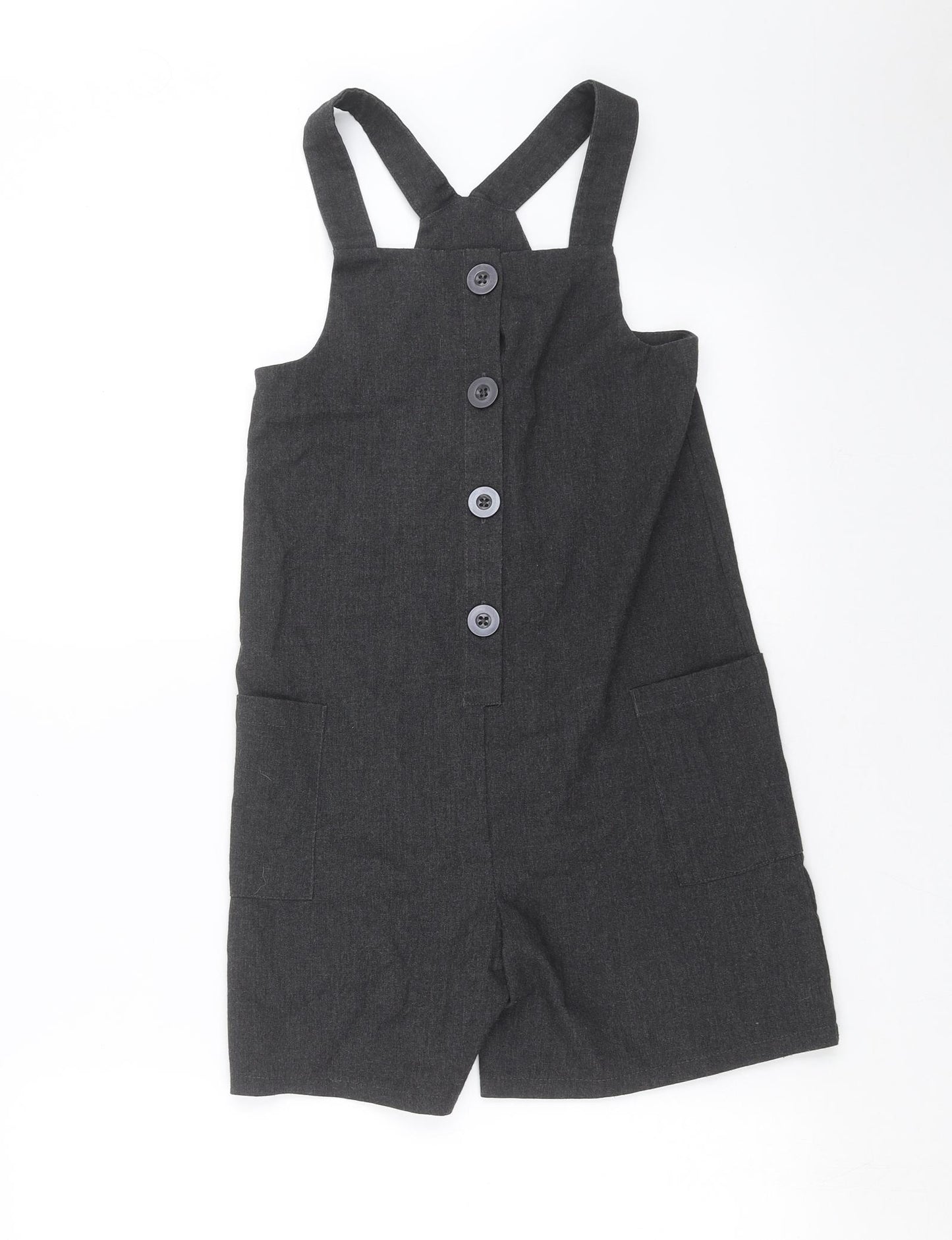 George Girls Grey   Playsuit One-Piece Size 9-10 Years